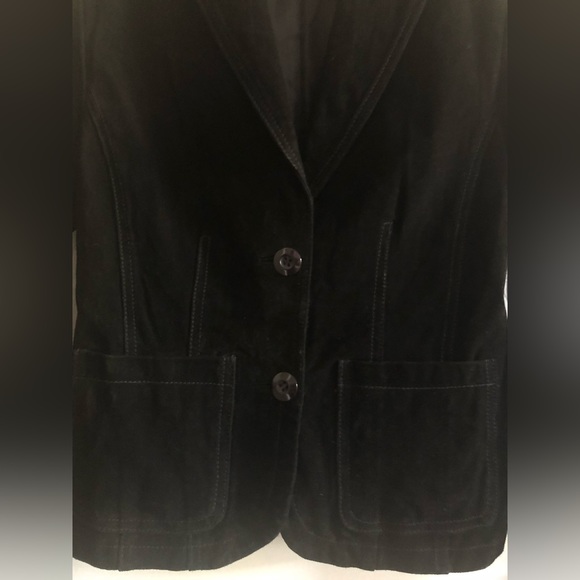Leather button up blazer/jacket - Picture 3 of 4